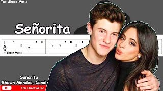 Shawn Mendes Camila Cabello  Señorita Guitar Tutorial [upl. by Eveline]