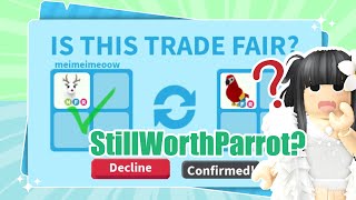 😰NEON ARCTIC REINDEER STILL WORTH PARROT WHAT PEOPLE TRADE FOR NEON ARCTIC IN 2023 ADOPT ME TRADING [upl. by Amirak]