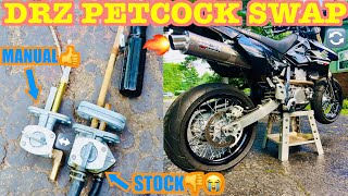 DRZ Manual Petcock  Installation Video [upl. by Tamra]