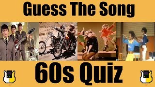 Guess The Song 60s  QUIZ [upl. by Ellehs49]