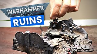 The ESSENTIAL guide to build WH40k Ruins scatter terrain [upl. by Waxler]