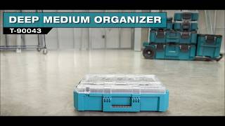 NEW Makita MAKTRAK Deep Medium Organizer T90043 [upl. by Sussman]