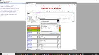 Installing R Rtools RStudio and tidyverse [upl. by Paget]