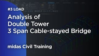 Cablestayed bridge analysis3 loads and prestress calculation midas Civil tutorial [upl. by Kramnhoj]