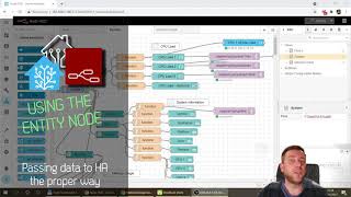 Home Assistant Entity Node [upl. by Atinehc]