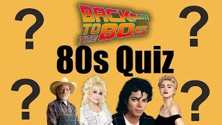 Guess The Song 80s  QUIZ [upl. by Shorter]