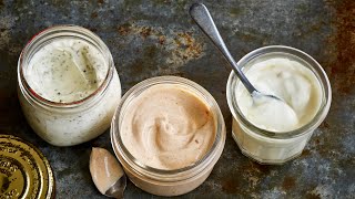 EGG FREE MAYONNAISE  3 WAYS [upl. by Knowle]