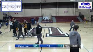 WPIAL Boys Basketball Uniontown vs TJ 12324 [upl. by Ailem]