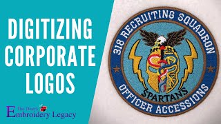 How to Digitize Corporate Logos into Embroidery Designs  Tips amp Tricks [upl. by Anwahsar]