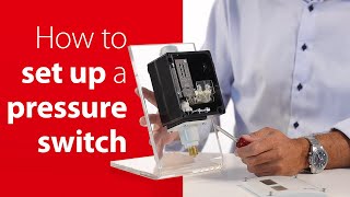 How to set up a Danfoss pressure switch  Walkthrough [upl. by Nrehtak]