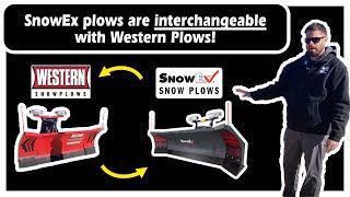 SnowEx plows are interchangeable with Western [upl. by Hembree]