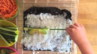 Cooking with Kids Making Sushi [upl. by Myrilla]