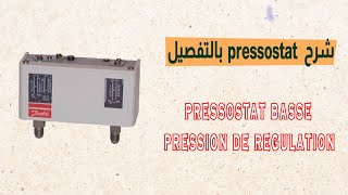 pressostat basse pression de regulation [upl. by Acissev]