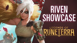 Riven Champion Showcase  Gameplay  Legends of Runeterra [upl. by Beck]