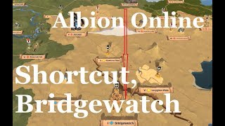 Albion Online  Caerleon to Bridgewatch fast almost safely [upl. by Nosraep]