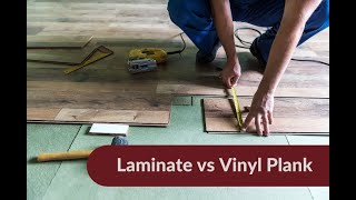 Luxury Vinyl Plank vs Laminate Flooring  Pros amp Cons [upl. by Adnomal]