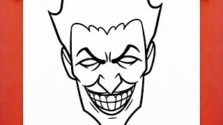 HOW TO DRAW THE JOKER [upl. by Hoeg]