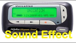 Pager Sound Effects All Sounds [upl. by Adahsar983]