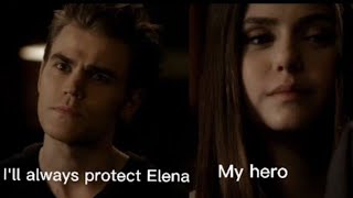 Stefan being a protective boyfriend for Elena [upl. by Oloapnaig]