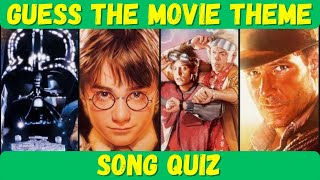 Guess The Movie Theme Song Quiz [upl. by Nylirrej]