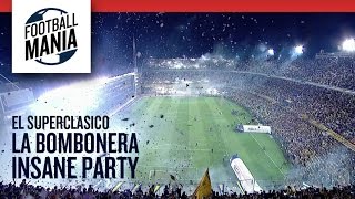 La Bombonera Insane Party  Boca Juniors Amazing Entrance Vs River Plate [upl. by Ennej764]