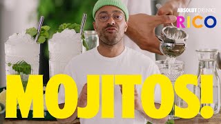 The World’s Best Mojito  Absolut Drinks With Rico [upl. by Gnouc]