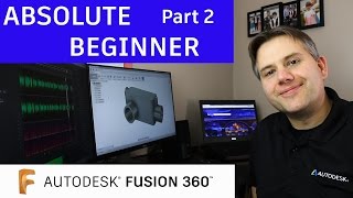 Fusion 360 Tutorial for Absolute Beginners— Part 2 [upl. by Mars]