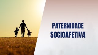 Paternidade socioafetiva [upl. by Wolfort]