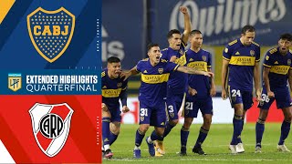 Boca Juniors vs River Plate Extended Highlights  Copa de la Liga Quarterfinal  CBS Sports HQ [upl. by Pearman]