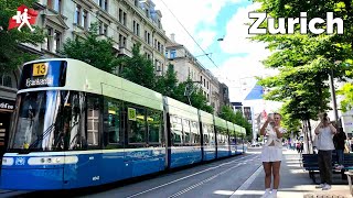 ZURICH SWITZERLAND ✨ Bahnhofstrasse A Stunning Walking Tour Experience [upl. by Enilreug]