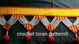 Crochet toran pattern 9 how to make [upl. by Swigart]