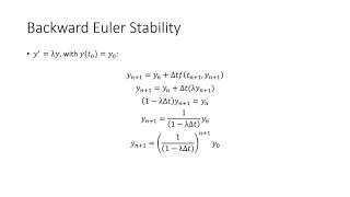 Numerical Analysis  Stability Conditions [upl. by Eserehs]