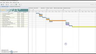 Planification avec gantt project [upl. by Euqnimod]