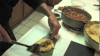 Chef Julios Making Pasteles Video [upl. by Spoor]