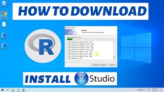 How to download R and install Rstudio on Windows 10 2021 [upl. by Zosema]