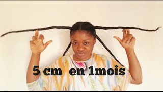 COMMENT FAIRE POUSSER LES CHEVEUX RAPIDEMENTBONUS [upl. by Kcirdez90]