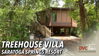 Staying in a Treehouse at Disney World  Treehouse Villa Tour at Saratoga Springs [upl. by Chor]