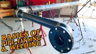 Basics of Pipefitting and Welding  How to Fabricate a Spool [upl. by Refynnej]