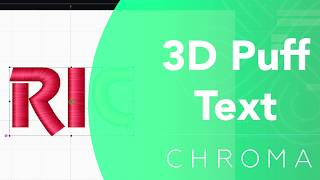 Digitizing 3D Puff Basics Inspire Plus Luxe  Chroma Digitizing Software [upl. by Lurette672]