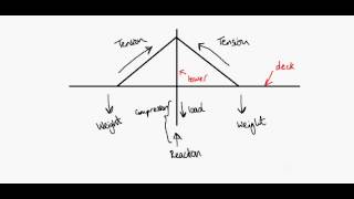 Cablestayed bridges  exploiting tension and compression [upl. by Hulda]