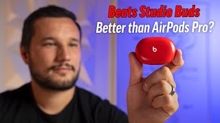 Beats Studio Buds Review after 1 Week of Use INCREDIBLE [upl. by Blackmun350]