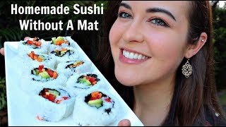 How to Make Sushi Without A Bamboo Mat [upl. by Siram]