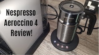 Nespresso Aeroccino 4 Milk Frother Review  Worth upgrading from the Aeroccino 3 [upl. by Syramad125]