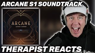 Therapist REACTS to Arcane Season 1 Soundtrack ALBUM REACTION [upl. by Basir32]