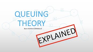 Queuing Theory Tutorial  QueuesLines Characteristics Kendall Notation MM1 Queues [upl. by Bogusz600]