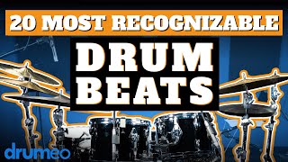 The 20 Most Recognizable Drum Beats [upl. by Hoffman]