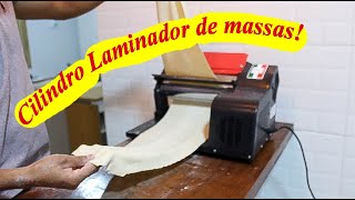 Massa de pastel cilindro laminador Anodilar Review Completo [upl. by Ttergram]