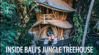 Inside Balis Bamboo TREEHOUSE Paradise [upl. by Etana]