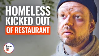 HOMELESS KICKED OUT OF RESTAURANT  DramatizeMe [upl. by Ojeillib921]