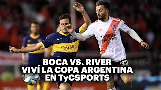 BOCA VS RIVER ⚽️ VIVILO EN TyC SPORTS  Copa Argentina 2021 [upl. by Latoye]